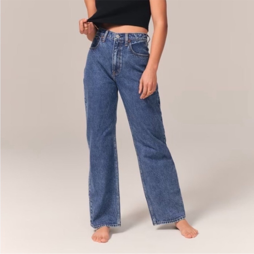 Abercrombie & Fitch High Rise Dad Jean